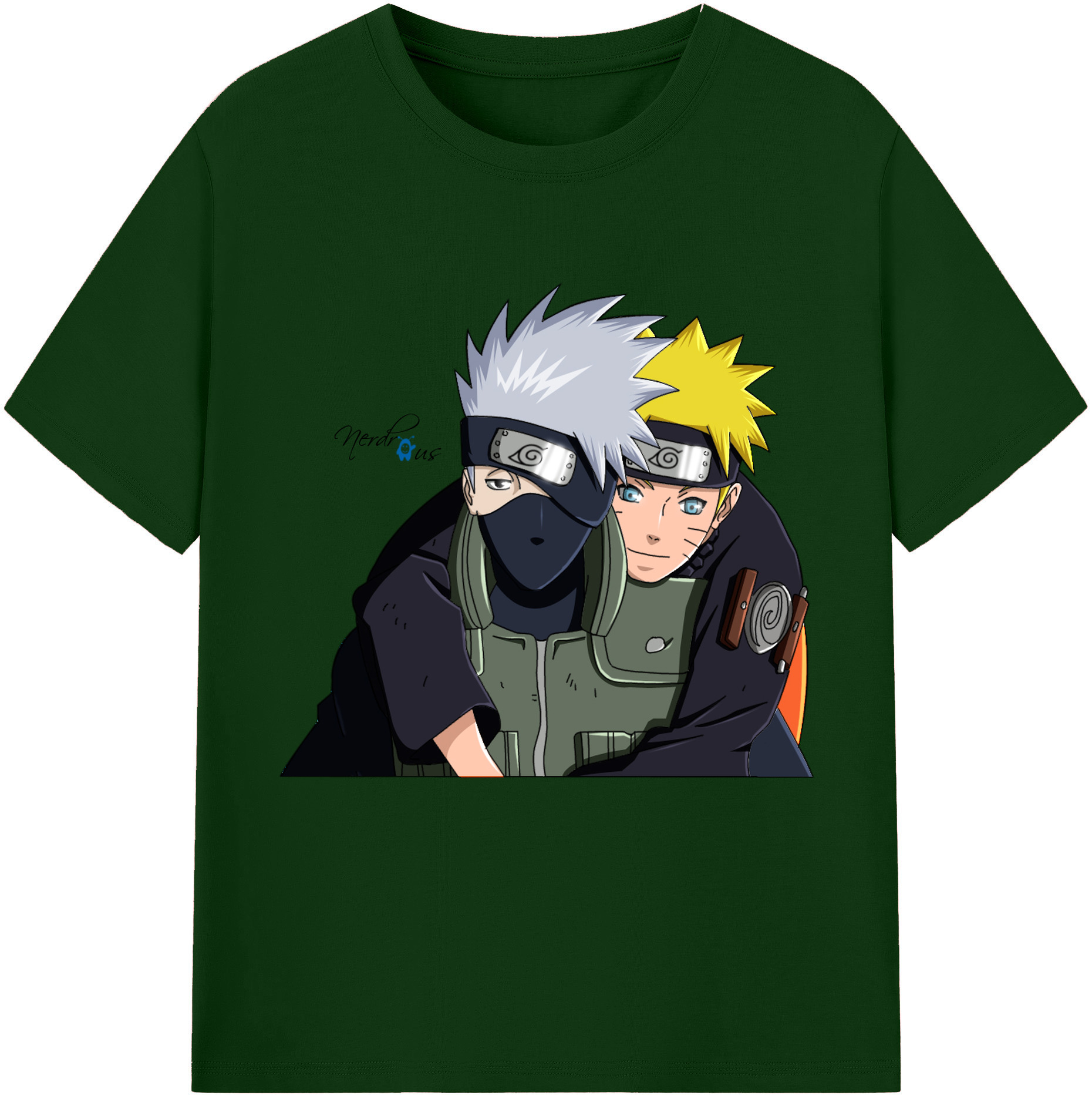 （画像用） NARUTO -ナルト- はたけ カカシ Hatake Kakashi 綿100％半袖Tシャツ（フロントプリント）